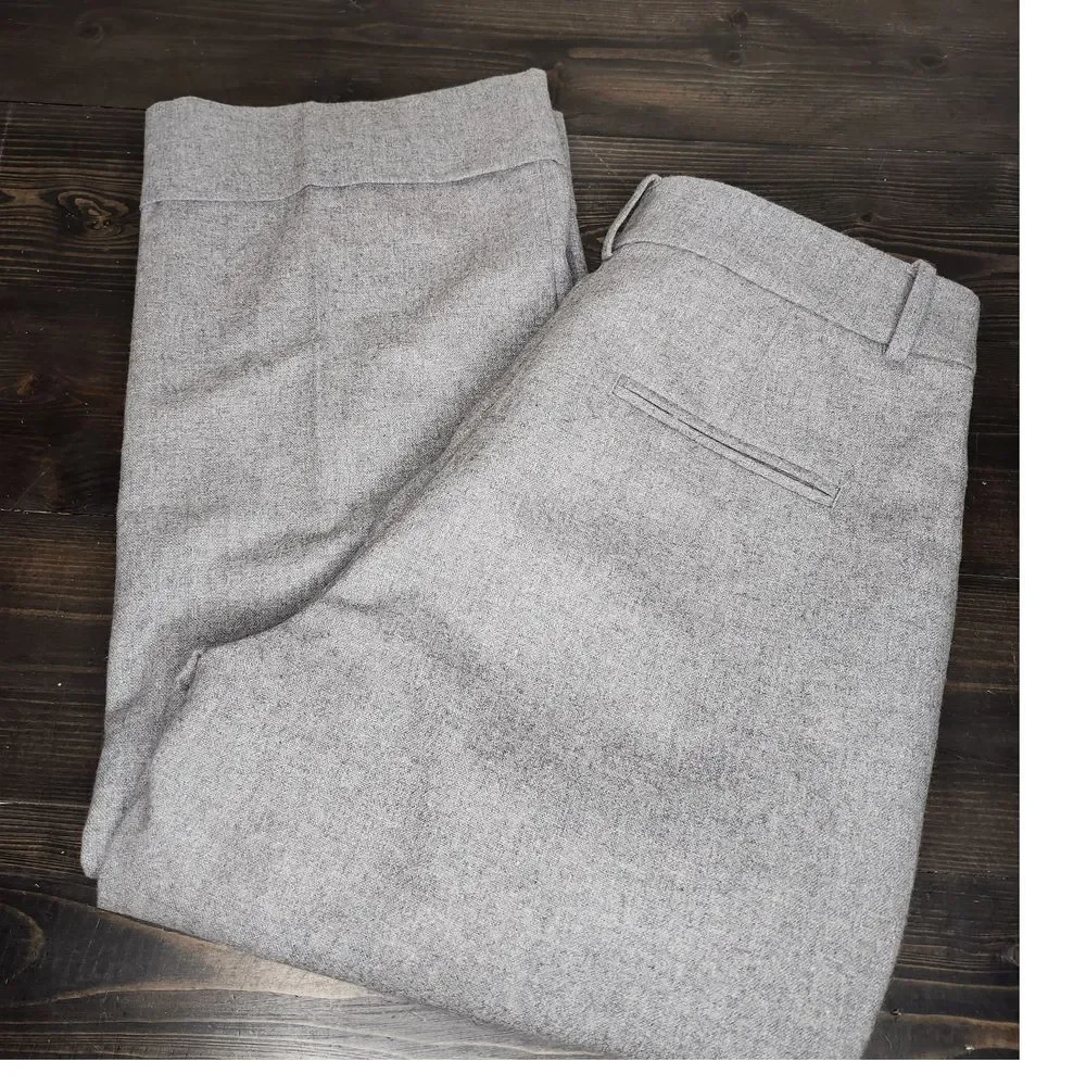 LOFT Gray Ankle Pants - Picture 6 of 11